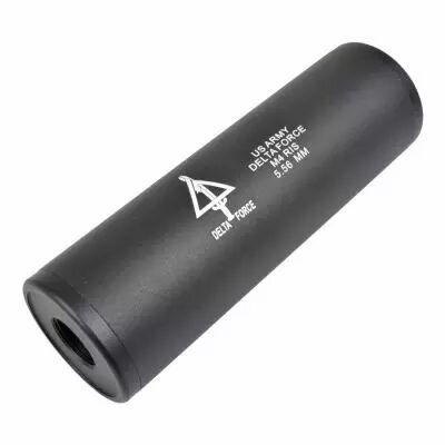 Silencieux Delta Force Noir 110 mm X 35 mm filetage 14 mm + et -