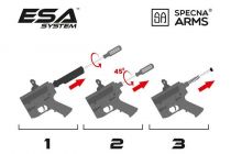 Specna Arms SA-C11 Bicolore Noir et Tan