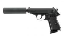 Walther PPK-S Gaz Blowback Noir Airsoft Umarex avec silencieux