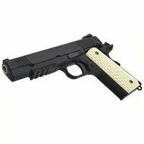 WE Airsoft M1911 Kimber Noir Full Metal Gaz Blowback