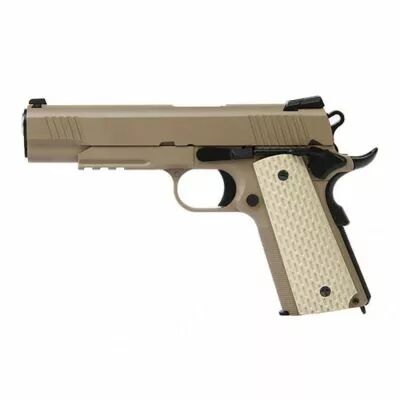 WE Airsoft M1911 Kimber Tan Full Metal Gaz Blowback