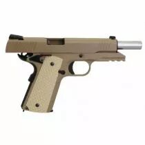 WE Airsoft M1911 Kimber Tan Full Metal Gaz Blowback