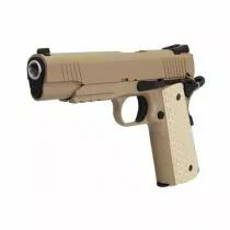 WE Airsoft M1911 Kimber Tan Full Metal Gaz Blowback