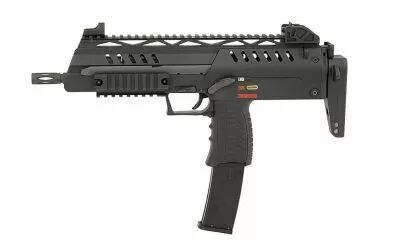 WE Airsoft SMG-8 Noir Gaz Blowback GBBR