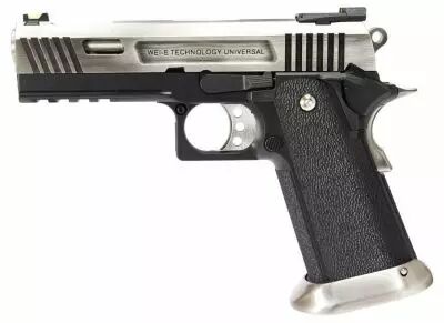 WE Hi-Capa 4.3 Silver Allosaurus Full Metal Gaz Blowback