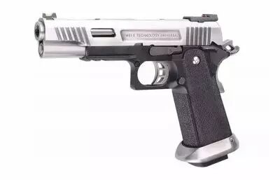 WE Hi-Capa 5.1 Silver T-Rex GAZ Blowback 0.9J airsoft