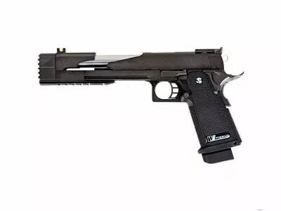 WE Hi-Capa 7.0 noir Dragon A Noir GAZ Blowback 0.9J airsoft