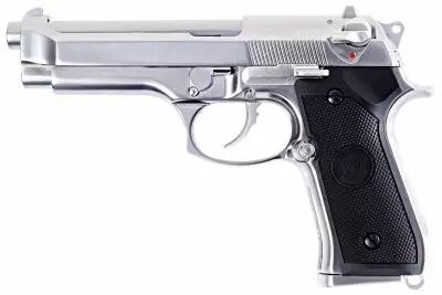 WE M92 Full Metal Chrome Gaz Blowback