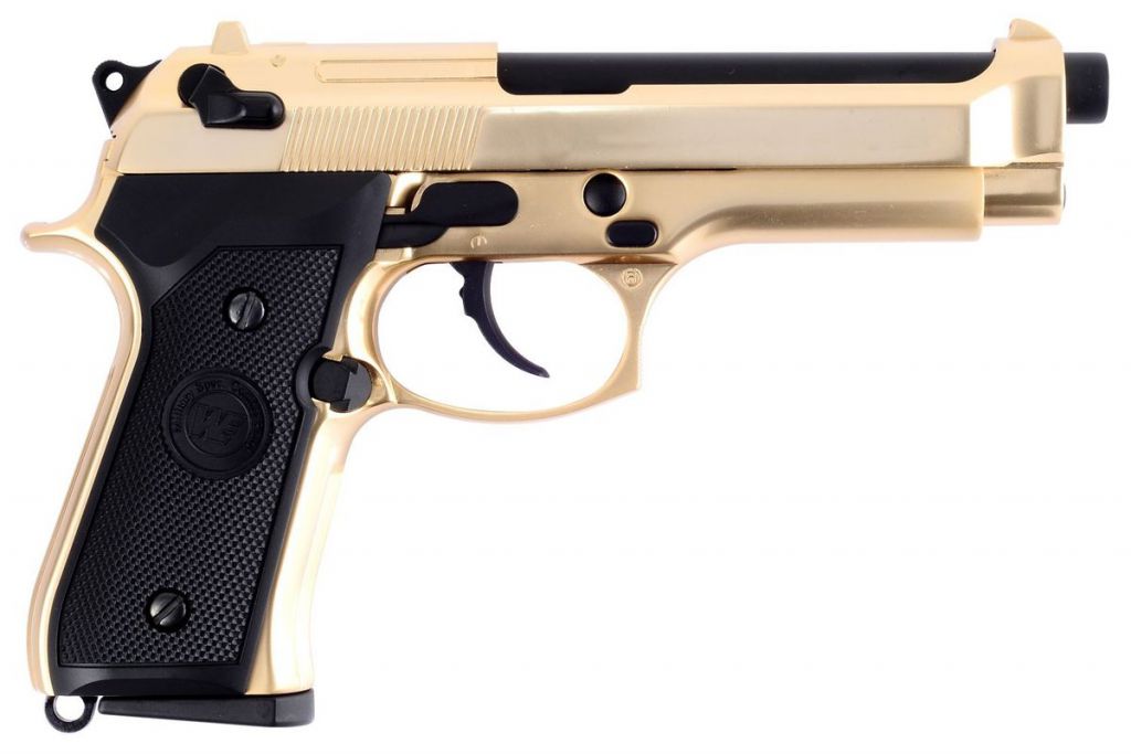 Réplique Pistolet airsoft Beretta M92 Full métal GBB Gaz - TAN