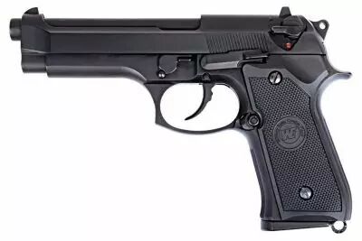WE M92 Full Metal Noir Gaz Blowback Semi et Full Auto